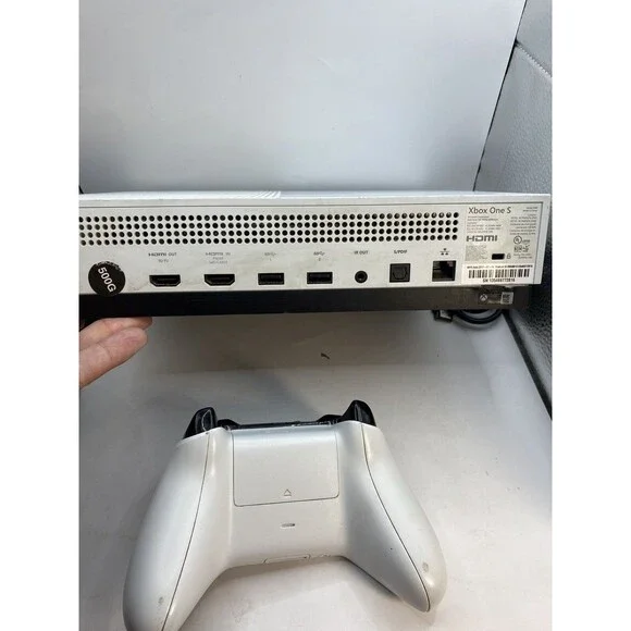Microsoft Xbox One S 500GB Console Gaming System White 1681 W